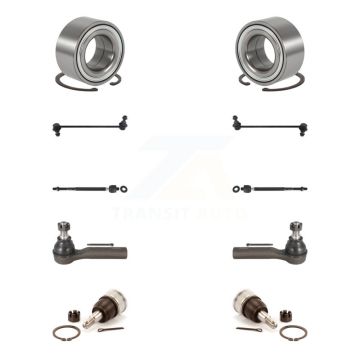 Front Bearing Lower Ball Joint Outer Inner Tie Rod End Link Kit (10Pc) For Honda Odyssey K7T-107912