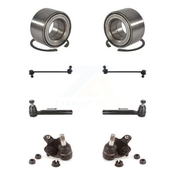 Front Wheel Bearing Lower Ball Joint Outer Tie Rod & Sway Bar Link Kit For Toyota Corolla K7T-107918