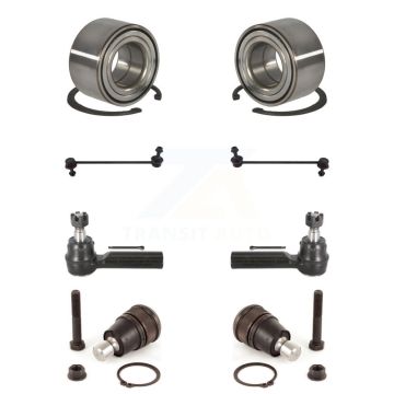 Front Wheel Bearing Lower Ball Joint Outer Tie Rod Link Kit For Ford Escape Mazda Tribute K7T-107923