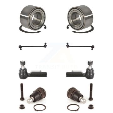 Front Wheel Bearing Lower Ball Joint Outer Tie Rod Link Kit For Ford Escape Mazda Tribute K7T-107926