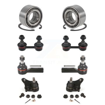 Front Bearing Lower Ball Joint Outer Tie Rod & Link Kit For 1996-2000 Toyota RAV4 2 doors K7T-107929