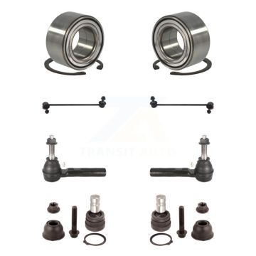 Front Bearing Lower Ball Joint Outer Tie Rod End Link Kit For Jeep Patriot Compass Dodge K7T-107930