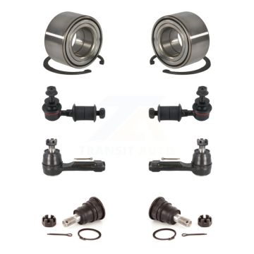 Front Wheel Bearing Lower Ball Joint Outer Tie Rod & Link Kit For 2000-2006 Nissan Sentra K7T-107935