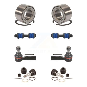Front Wheel Bearing Lower Ball Joint Outer Tie Rod & Link Kit For Toyota Echo Scion xB xA K7T-107936