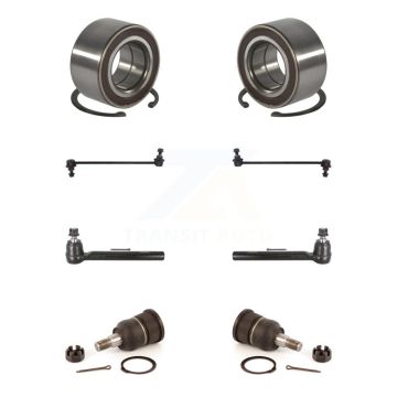 Front Wheel Bearing Lower Ball Joint Outer Tie Rod & Sway Bar Link Kit For Honda Odyssey K7T-107938