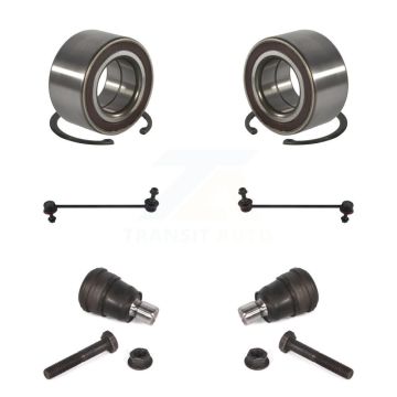 Front Wheel Bearing Lower Ball Joint & Sway Bar Link Kit For Ford Fiesta EcoSport Mazda 2 K7T-107949