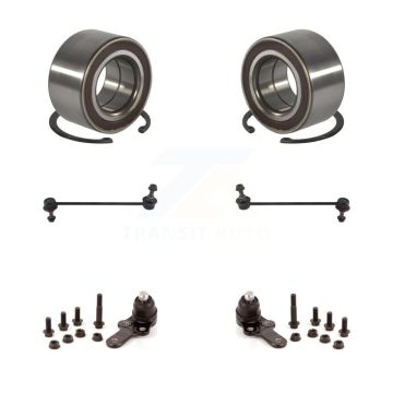 Front Wheel Bearing Lower Ball Joint Sway Bar Link Kit For 2011 Ford Focus 10.70" Length K7T-107952