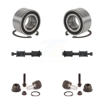 Front Wheel Bearing Lower Ball Joint & Sway Bar Stabilizer Link Kit For Mitsubishi Lancer K7T-107969