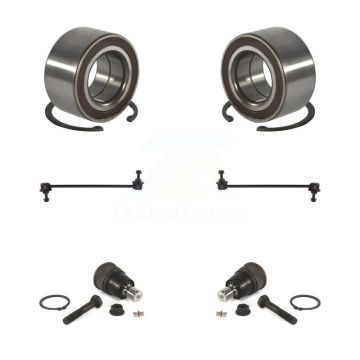 Front Bearing Lower Ball Joint & Link Kit For 07-09 Mazda 3 Turbocharged with 4-Wheel ABS K7T-107980