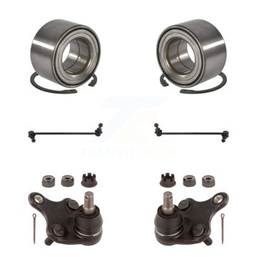 Front Wheel Bearing Lower Ball Joint & Sway Bar Link Kit For 2017-2018 Toyota Corolla iM K7T-107991