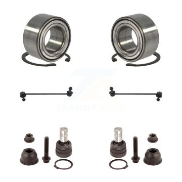 Front Bearing Lower Ball Joint & Sway Bar Link Kit For Jeep Patriot Compass Dodge Caliber K7T-108002