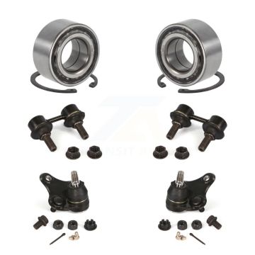 Front Wheel Bearing Lower Ball Joint Sway Bar Link Kit For 1996-2000 Toyota RAV4 4 doors K7T-108004