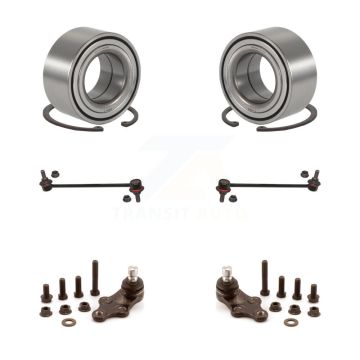 Front Wheel Bearing Lower Ball Joint & Sway Bar Link Kit For Hyundai Tucson Kia Sportage K7T-108017