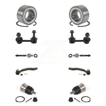 Front Bearing Lower Ball Joint Outer Inner Tie Rod Link Kit (10Pc) For Honda Accord Acura K7T-108047