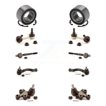 Front Wheel Bearing Lower Ball Joint Outer Inner Tie Rod Link Kit (10Pc) For Kia Sorento K7T-108049