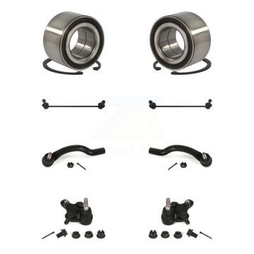 Front Bearing Lower Ball Joint Outer Tie Rod End Link Kit (8Pc) For Honda Civic Acura ILX K7T-108050