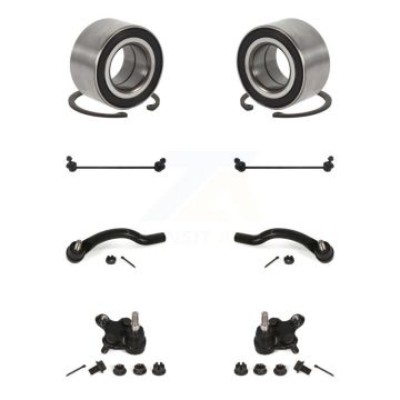 Front Bearing Lower Ball Joint Outer Tie Rod End Link Kit (8Pc) For Honda Civic Acura ILX K7T-108051