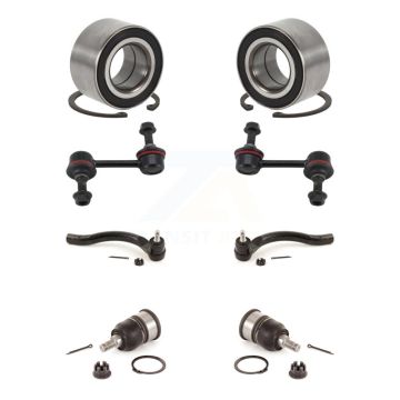 Front Bearing Lower Ball Joint Outer Tie Rod & Link Kit (8Pc) For Honda Accord Acura TSX K7T-108052
