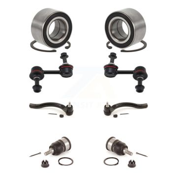 Front Bearing Lower Ball Joint Outer Tie Rod End Sway Bar Link Kit (8Pc) For Honda Accord K7T-108053