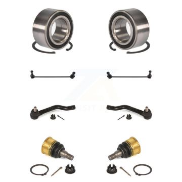 Front Bearing Lower Ball Joint Outer Tie Rod & Link Kit (8Pc) For Honda Accord Acura TLX K7T-108060