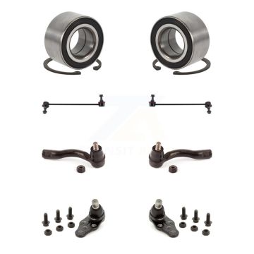 Front Bearing Lower Ball Joint Outer Tie Rod Link Kit (8Pc) For 2004-2007 Chevrolet Optra K7T-108064
