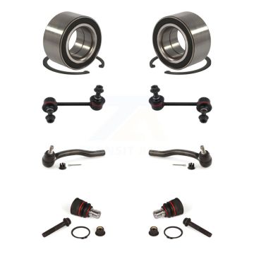 Front Bearing Lower Ball Joint Outer Tie Rod End Link Kit (8Pc) For 2007-2012 Mazda CX-7 K7T-108066