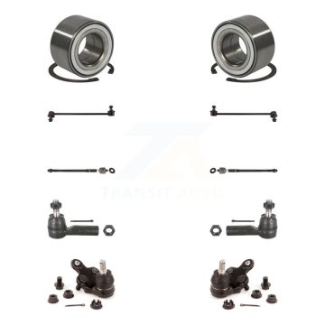 Front Bearing Lower Ball Joint Outer Inner Tie Rod Link Kit (10Pc) For Toyota Camry Lexus K7T-108071