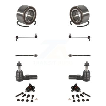 Front Bearing Lower Ball Joint Outer Inner Tie Rod Link Kit (10Pc) For Buick Encore Trax K7T-108073