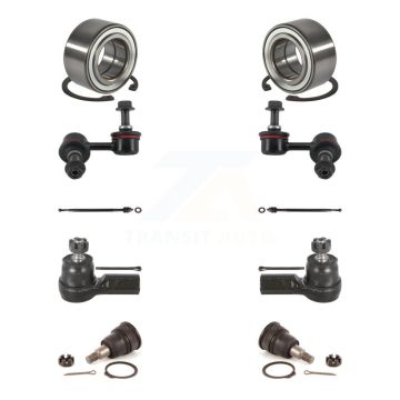 Front Wheel Bearing Lower Ball Joint Outer Inner Tie Rod Link Kit (10Pc) For Honda Civic K7T-108077