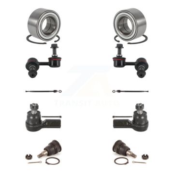 Front Wheel Bearing Lower Ball Joint Outer Inner Tie Rod Link Kit (10Pc) For Honda Civic K7T-108078