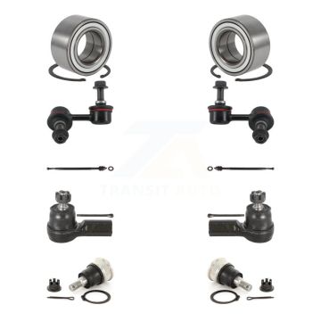 Front Wheel Bearing Lower Ball Joint Outer Inner Tie Rod Link Kit (10Pc) For Honda Civic K7T-108079