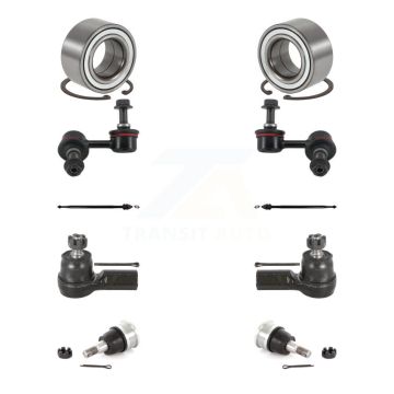 Front Wheel Bearing Lower Ball Joint Outer Inner Tie Rod & Link Kit (10Pc) For Honda CR-V K7T-108080