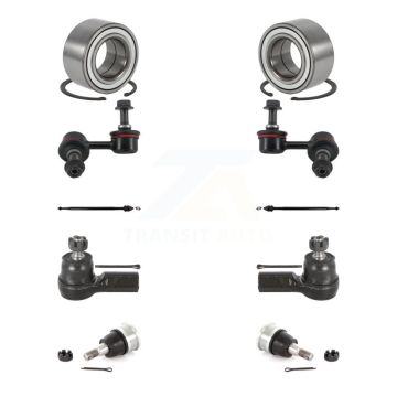 Front Wheel Bearing Lower Ball Joint Outer Inner Tie Rod & Link Kit (10Pc) For Honda CR-V K7T-108081