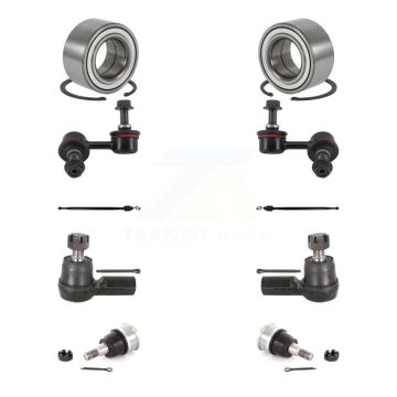Front Bearing Lower Ball Joint Outer Inner Tie Rod End Link Kit (10Pc) For Honda Element K7T-108083