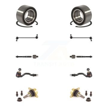 Front Bearing Lower Ball Joint Outer Inner Tie Rod & Sway Bar Link Kit (10Pc) For BMW X3 K7T-108087