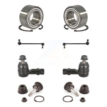 Front Bearing Lower Ball Joint Outer Tie Rod End Link Kit (8Pc) For Kia Spectra Spectra5 K7T-108093