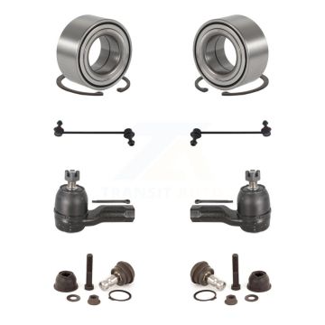 Front Bearing Lower Ball Joint Outer Tie Rod & Link Kit (8Pc) For 01-06 Hyundai Santa Fe K7T-108099