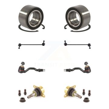 Front Wheel Bearing Lower Ball Joint Outer Tie Rod End Sway Bar Link Kit (8Pc) For BMW X3 K7T-108100