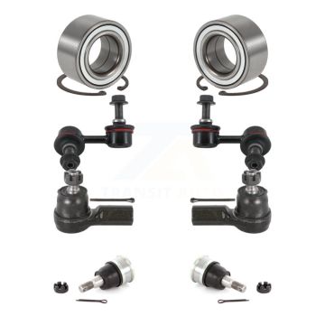 Front Wheel Bearing Lower Ball Joint Outer Tie Rod Sway Bar Link Kit (8Pc) For Honda CR-V K7T-108101