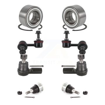 Front Bearing Lower Ball Joint Outer Tie Rod & Sway Bar Link Kit (8Pc) For Honda Element K7T-108103