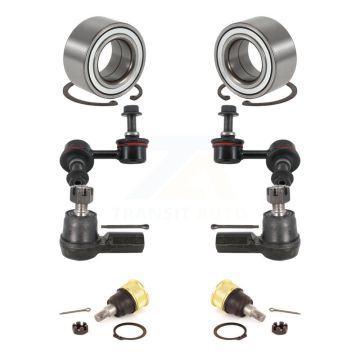 Front Bearing Lower Ball Joint Outer Tie Rod & Link Kit (8Pc) For 03-11 Honda Element EX K7T-108104
