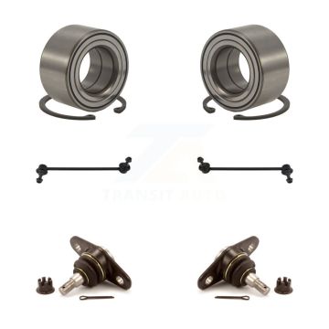 Front Wheel Bearing Lower Ball Joint & Sway Bar Link Kit For Hyundai Accent Kia Rio Rio5 K7T-108129