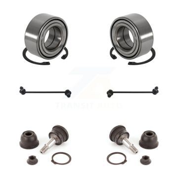 Front Wheel Bearing Lower Ball Joint Sway Bar Link Kit For 2003-2008 Hyundai Tiburon 2.7L K7T-108142