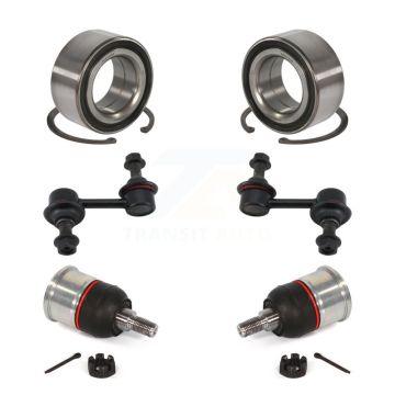 Front Wheel Bearing Lower Ball Joint Sway Bar Stabilizer Link Kit For 2009-2014 Acura TL K7T-108143