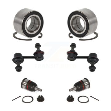 Front Wheel Bearing Lower Ball Joint Sway Bar Stabilizer Link Kit For 2007-2008 Acura TL K7T-108144