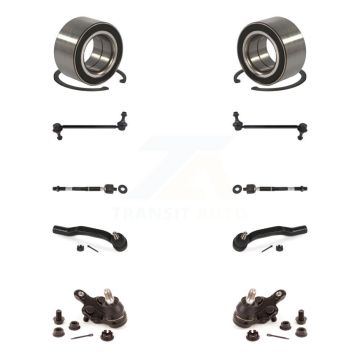Front Bearing Lower Ball Joint Outer Inner Tie Rod End Link Kit (10Pc) For Toyota Sienna K7T-108155