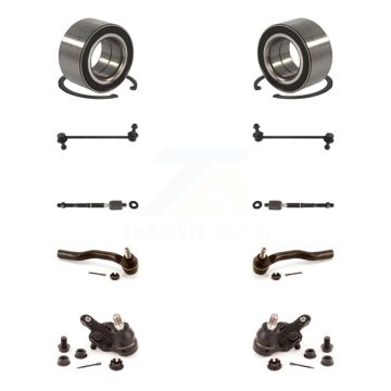 Front Bearing Lower Ball Joint Outer Inner Tie Rod Link Kit (10Pc) For Toyota Camry Lexus K7T-108156
