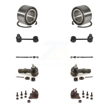 Front Bearing Lower Ball Joint Outer Inner Tie Rod & Link Kit (10Pc) For Volkswagen Jetta K7T-108158