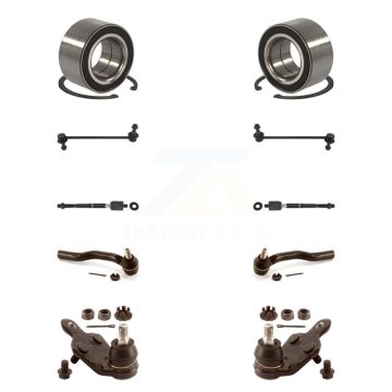 Front Bearing Lower Ball Joint Outer Inner Tie Rod End Link Kit (10Pc) For Toyota Avalon K7T-108159