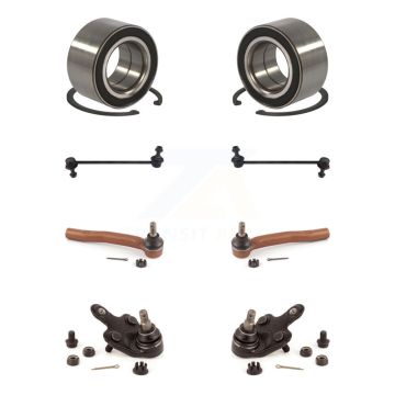 Front Bearing Lower Ball Joint Outer Tie Rod & Link Kit (8Pc) For 2009-2016 Toyota Venza K7T-108168